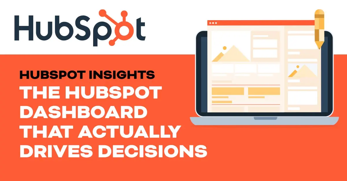 Custom HubSpot dashboard with marketing and sales metrics Custom HubSpot dashboard with marketing and sales metrics
