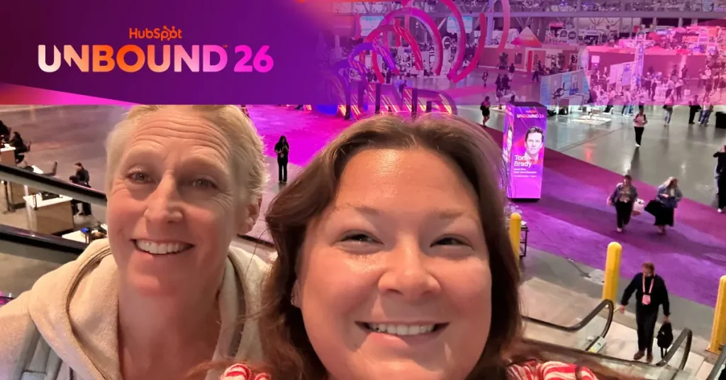 Bridgid McGuire and Tina Deprez at HubSpot UNBOUND 2026